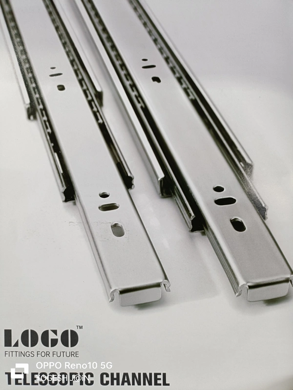 LOGO  Telescopic Channel Premium Series  - Black, 14", Fitting For Future