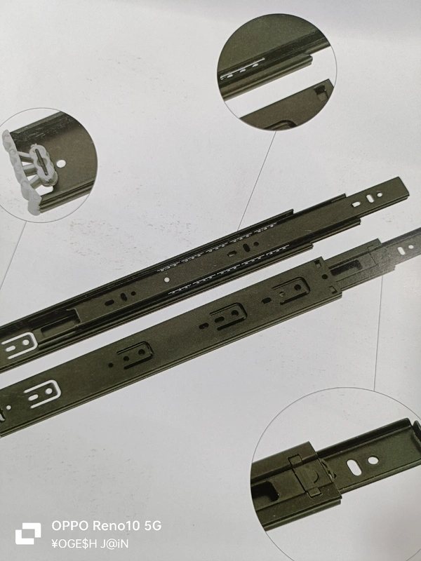 LOGO  Telescopic Channel Premium Series  - Black, 8", Fitting For Future
