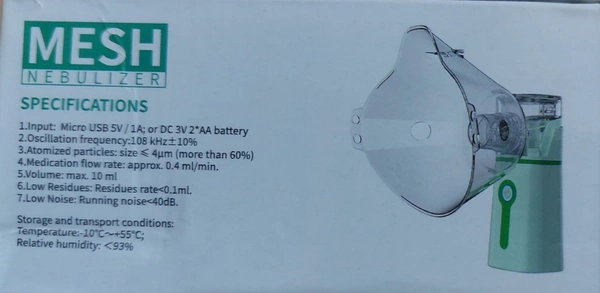 Hand Held Mesh Nebulizer 