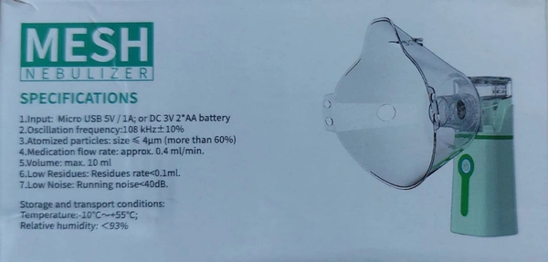 Hand Held Mesh Nebulizer 