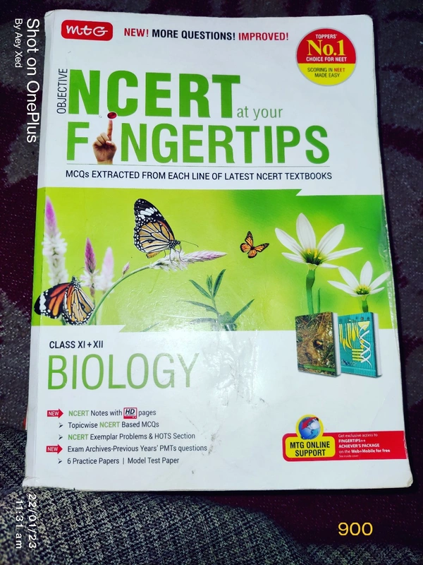 Biology NCERT at Fingertips 