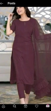 Kurti Plazzo Set - red , mustard , brown ,green , dark brown, S , M , L , XL ,XXL , XXXL , 4XL