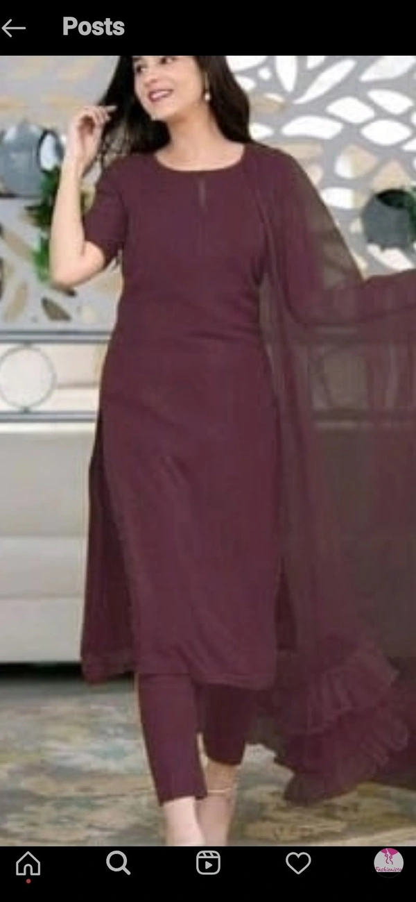 Kurti Plazzo Set - red , mustard , brown ,green , dark brown, S , M , L , XL ,XXL , XXXL , 4XL