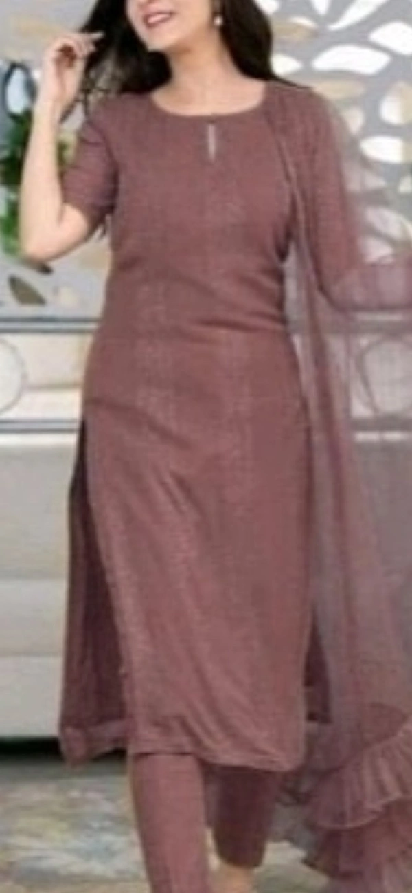 Kurti Plazzo Set - red , mustard , brown ,green , dark brown, S , M , L , XL ,XXL , XXXL , 4XL