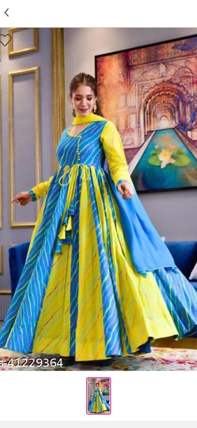 Light blue and yellow dress best sale