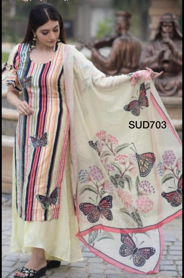 Trendy Cotton Suit - free size