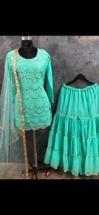 Partwear Sharara Set - M , L , XL , XXL