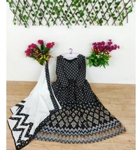 Designer Anarkali Giwn With Duppata - free size