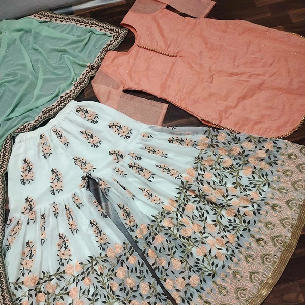 New Designer Sharara Set - XL