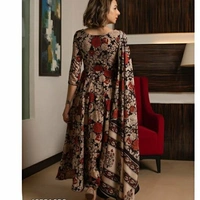 Beautiful Printed Red Handblock Set - XL