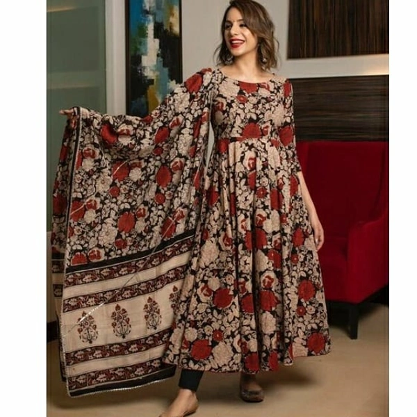 Beautiful Printed Red Handblock Set - XL