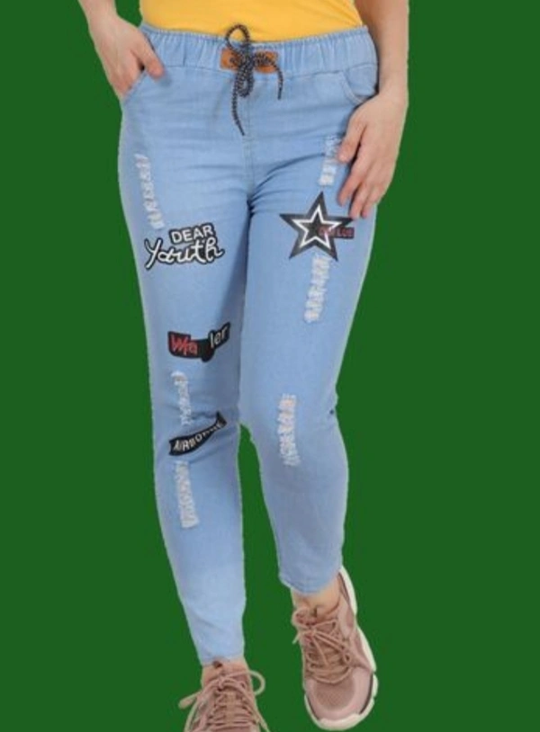 Urbane Designer Womens Blue Jeans  - 24