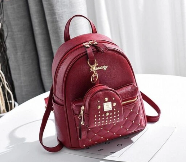 Versatile Women bag pack ( Maroon )