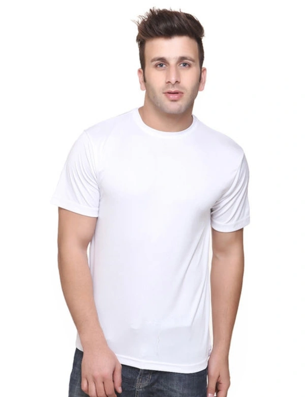 White t shirt For Men  - L