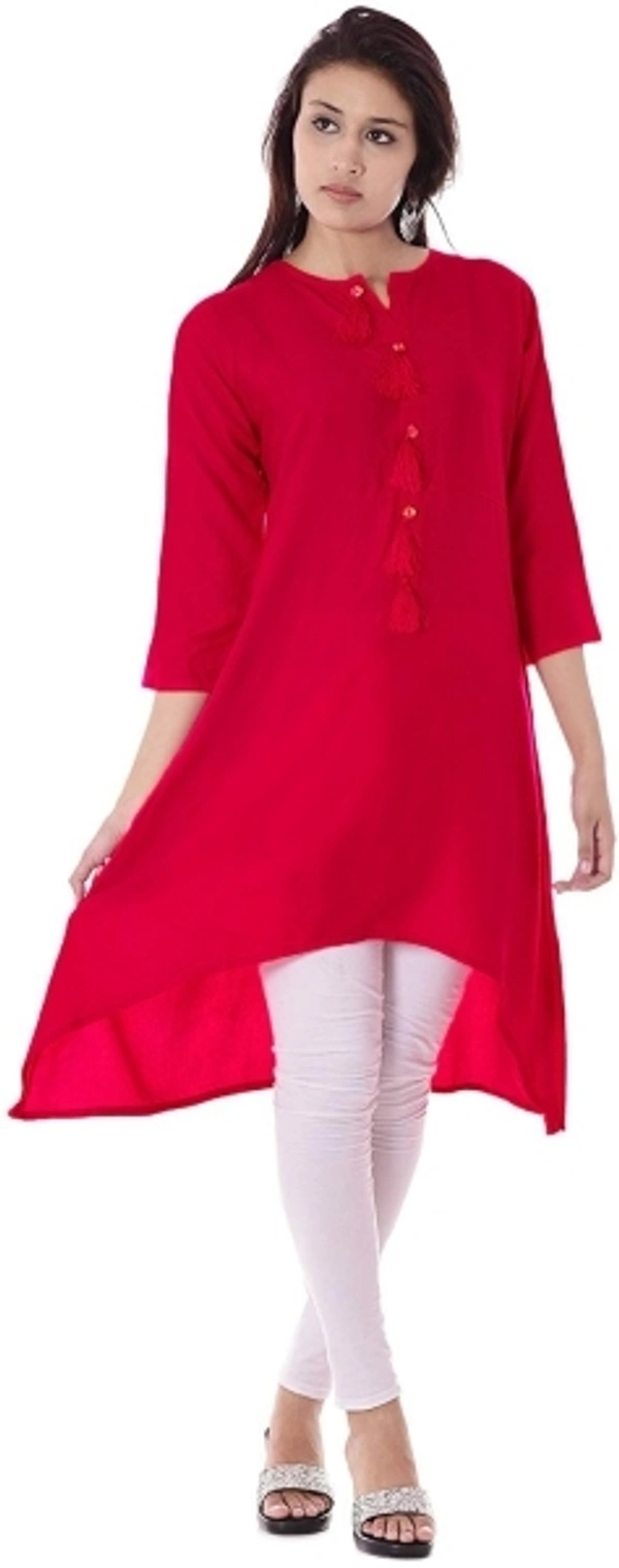Anarkali kurta For Women ( Red) - M