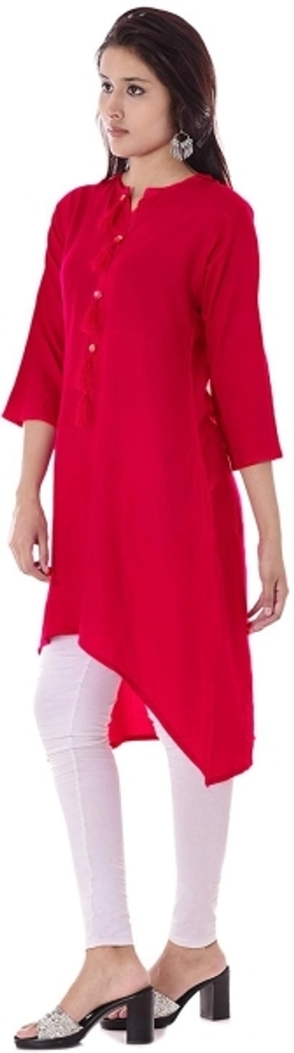 Anarkali kurta For Women ( Red) - XL