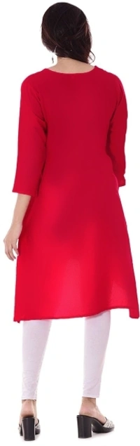 Anarkali kurta For Women ( Red) - XXL