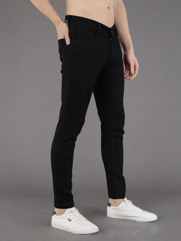 Podge Slim Men Black Jeans  - 28