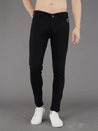 Podge Slim Men Black Jeans  - 30