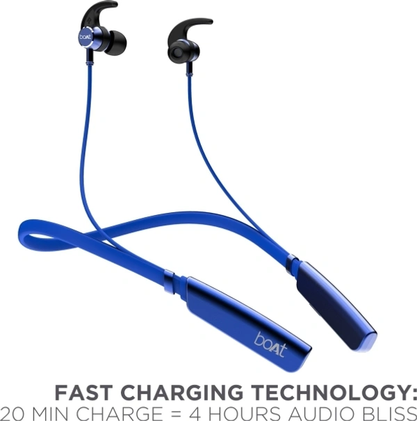 boAt Rockerzz 235v2 With Fast Charging  - Blue