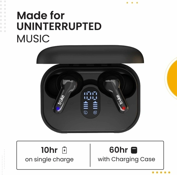 Truke Buds Q1 with Enivronmental Noice Cancellation Bluetooth Headset 