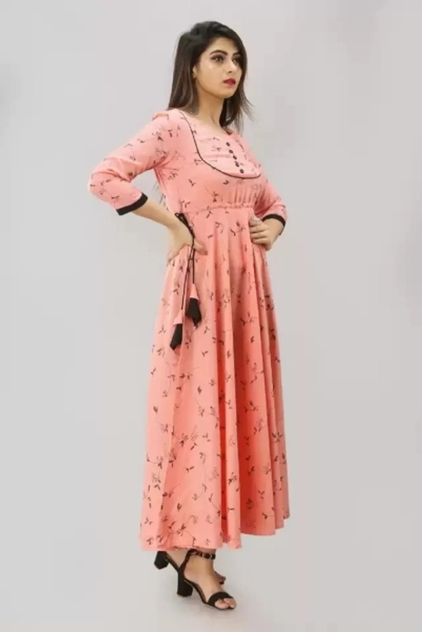 Magheeta Women Printed Flared Kurta  - XL