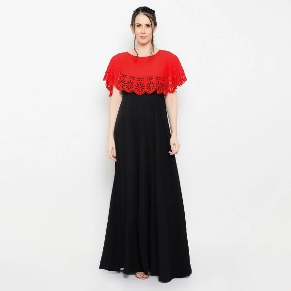 Women Maxi black Dress - XXL