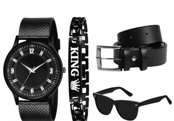 Watches Sunglasses Belt Braclet ( Combo )