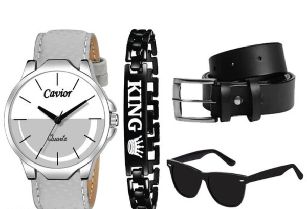 Watches Sunglasses Belt Braclet ( Combo )