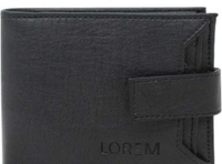 Trendy Mens Leather Wallet ( Black ) - Black