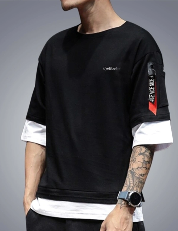 Funky Round Neck T - Shirt  - XL