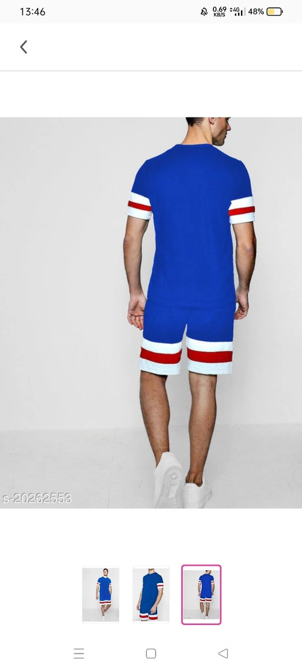 Runing Track Suit Blue  - M