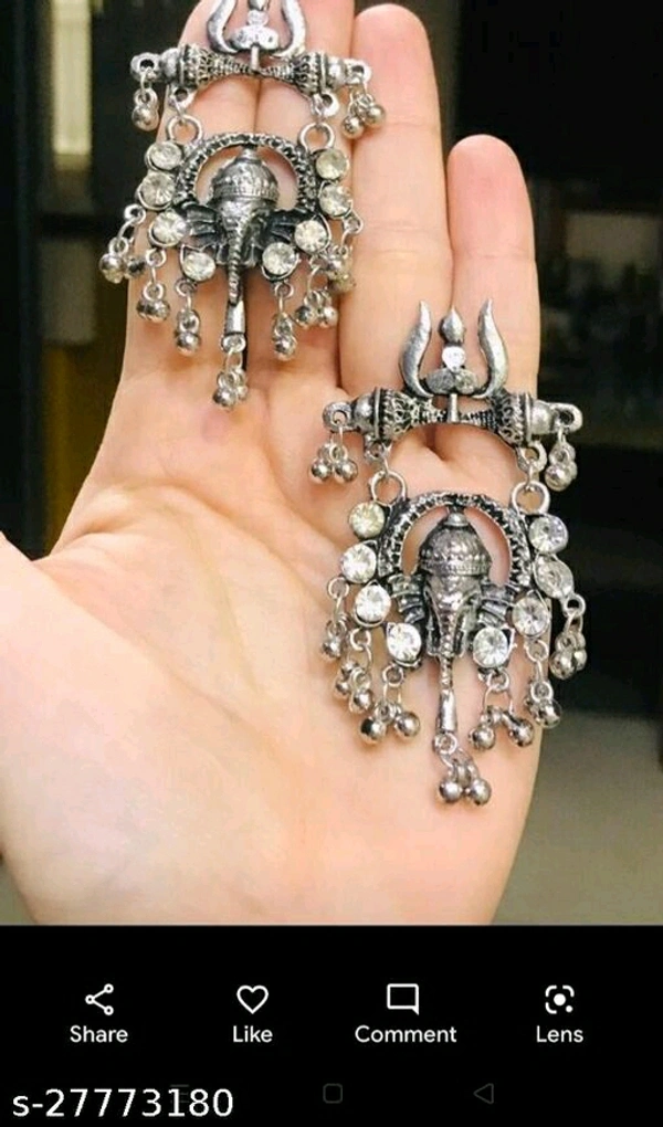 Oxidized Earrings