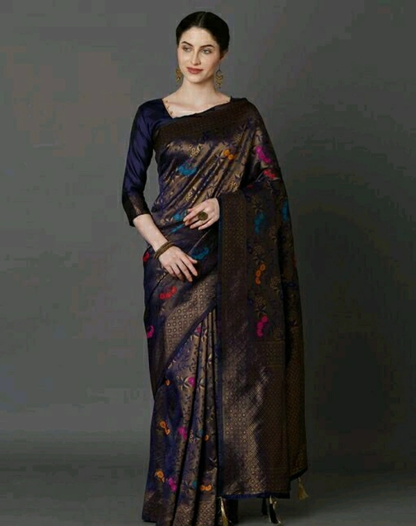 Trendy Benarasi Silk Saree