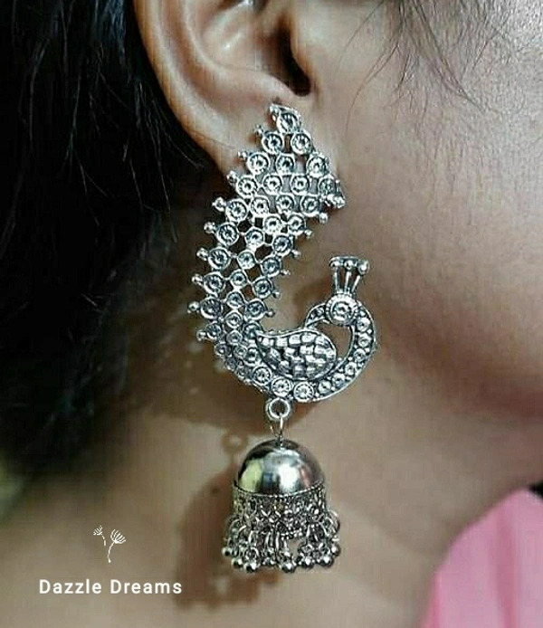 Oxidized Earrings