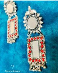 Colourful Oxidized Earrings