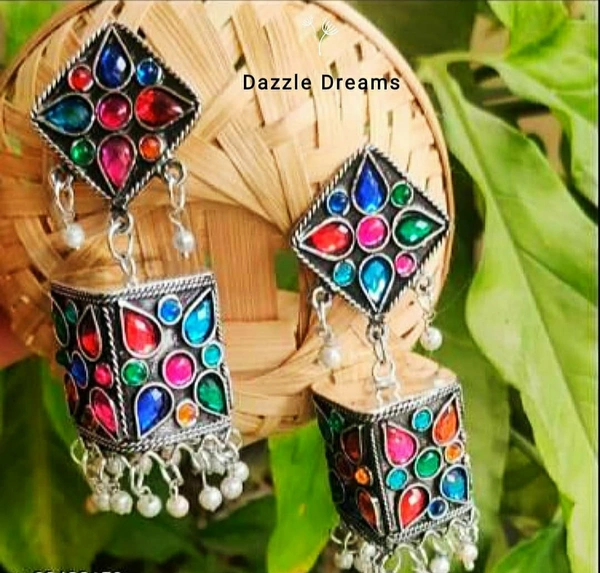 Oxidized Earrings