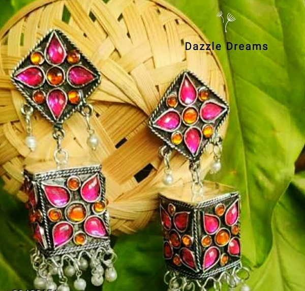 Oxidized Earrings