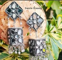Oxidized Earrings