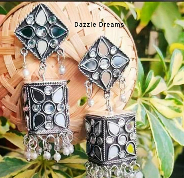 Oxidized Earrings