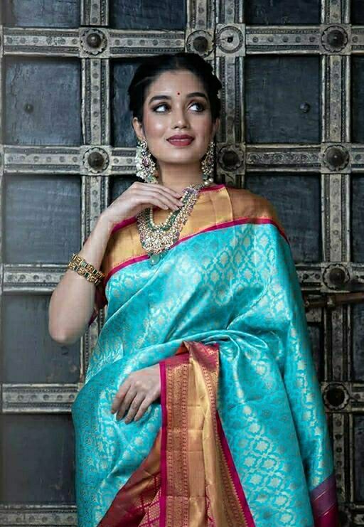 Trendy Copper Zari Weaving Silk Saree with Blouse Piece – ajmera-retail