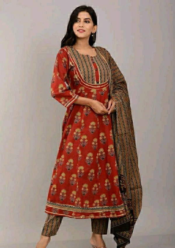 Cotton Kurta Sets - L