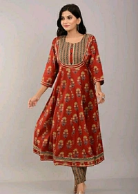 Cotton Kurta Sets - L