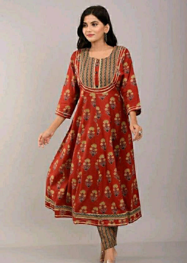 Cotton Kurta Sets - L