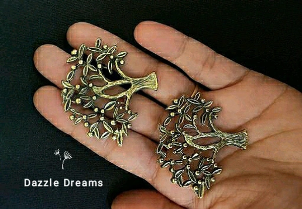 Oxidized Earrings