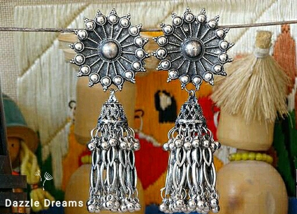 Oxidized Earrings