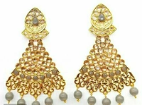 Glow Chandbali Kundan Earrings