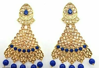 Glow Chandbali Kundan Earrings