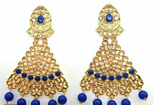 Glow Chandbali Kundan Earrings