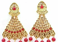 Glow Chandbali Kundan Earrings